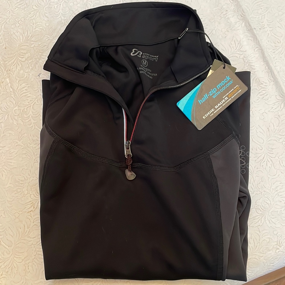 Cute Eddie Bauer Sport half zip pullover for running and outdoor workouts